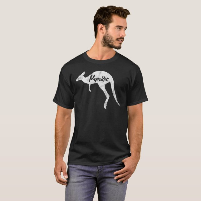 Känguru-Vater Paparoo T-Shirt (Vorne ganz)