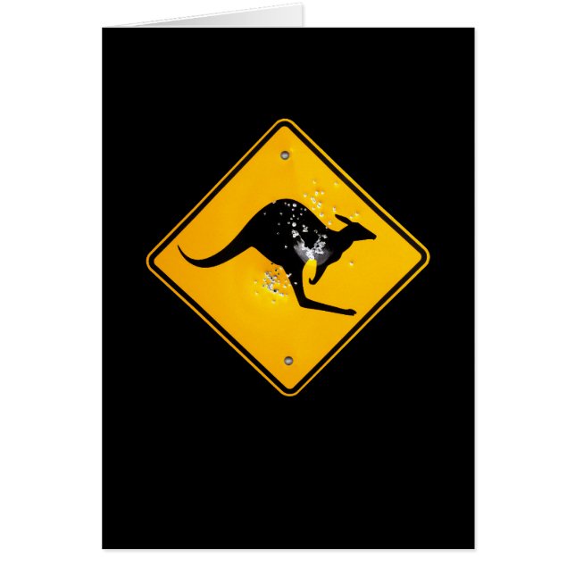 KänguruVerkehrsschild-Hinterland (Vorne)