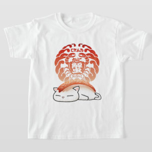 Kani Crab Sushi Cat T-Shirt