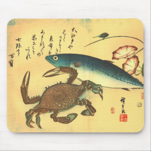 Kani oder Kegani & Saba - Japanischer Fisch aus Hi Mousepad