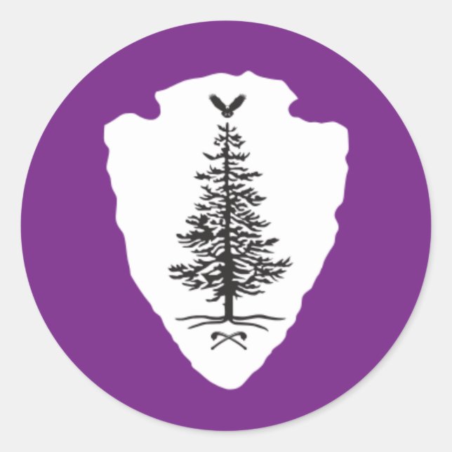 Kanienkeh Mohawk Nation Sticker (Vorderseite)