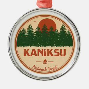 Kaniksu National Forest Ornament Aus Metall