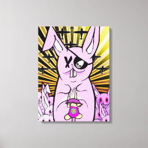 Kaninchen 2012 leinwanddruck