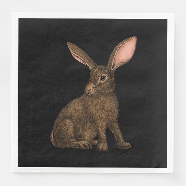 Kaninchen 4 serviette (Vorderseite)