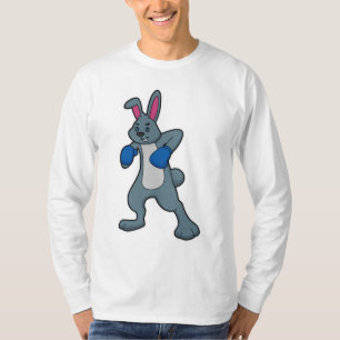Kaninchen als Boxer mit Boxhandschuhen T-Shirt