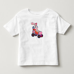 Kaninchen als Inline-Skater mit Inline-Skaten Kleinkind T-shirt