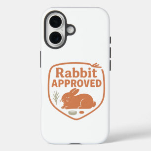 Kaninchen-Approved iPhone 16 Hülle