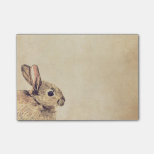 Kaninchen-Aquarell-Skizze Post-it® Notizen