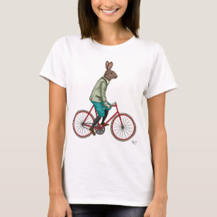 Kaninchen auf dem Fahrrad 3 T-Shirt
