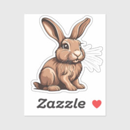 Kaninchen Aufkleber