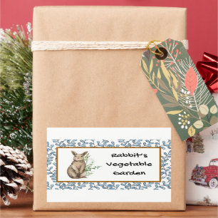 Kaninchen Aufkleber für Gemüsegärten