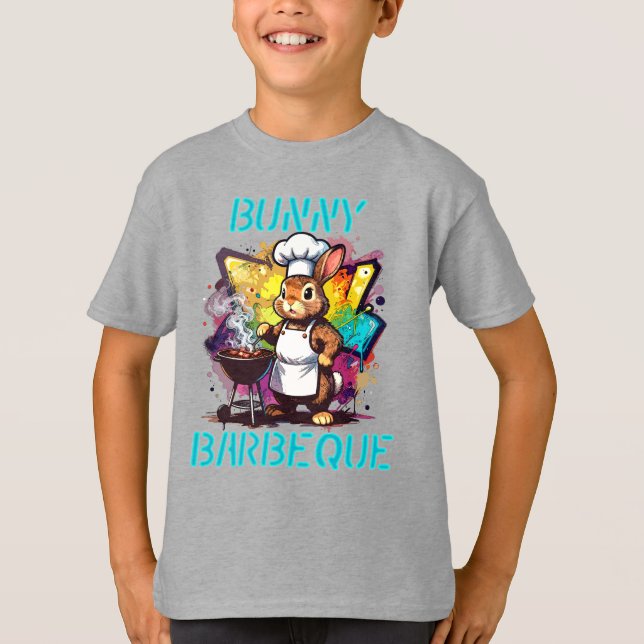 Kaninchen-Barbecue T-Shirt (Vorderseite)