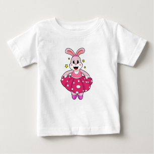 Kaninchen beim Balletttanz Baby T-shirt