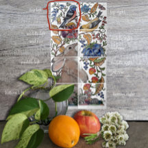 Kaninchen Bird Jacobohne Florentiner Tile Mural 8p