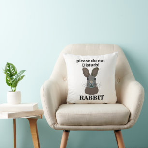 Kaninchen Bitte Nicht Stören Lustiges Kaninchen Kissen