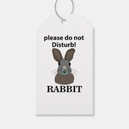 Kaninchen Bitte stören Sie nicht das sonnige Kanin Geschenkanhänger