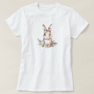 Kaninchen-Blume T-Shirt