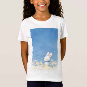 Kaninchen-Blumenfantasie T-Shirt