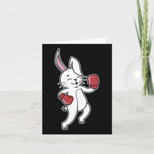 Kaninchen Boxing Karte