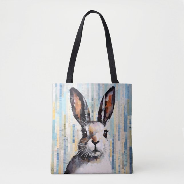 Kaninchen Bunny Animal Art Deco Paint (Vorderseite)