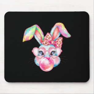 Kaninchen Bunny Blows Glücklicher Ostern Niedlich  Mousepad