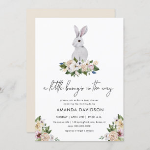 Kaninchen Bunny Greenerity Gender Neutral Baby Dus Einladung