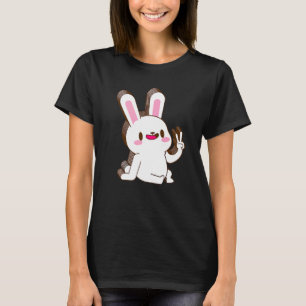 Kaninchen Bunny Multilayer Peace entspannt Niedlic T-Shirt