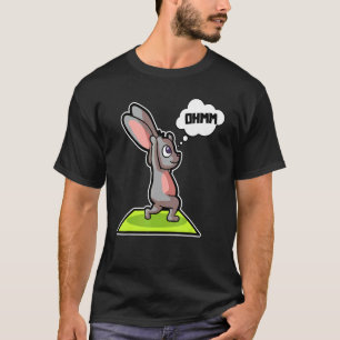 Kaninchen Bunny Yoga-Übungen Sport Gymnastik Ohm H T-Shirt