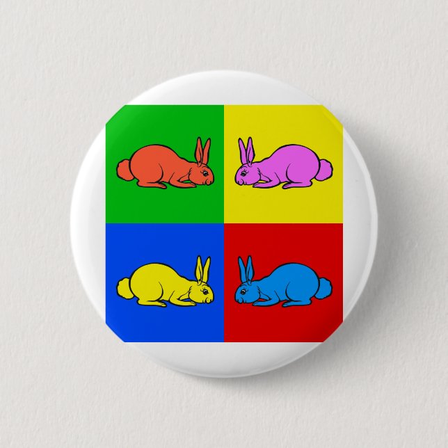 Kaninchen Button (Vorderseite)