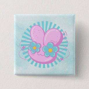 Kaninchen Button