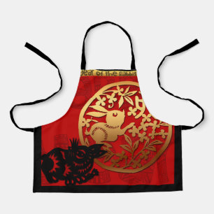 Kaninchen Chinesischer Brauch Neujahr Zodiac Birth Schürze