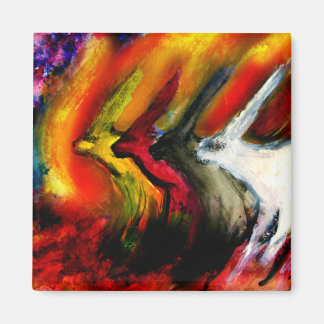 Kaninchen der Apokalypse Magnet