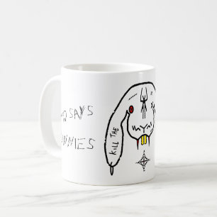 Kaninchen des Untergangs v3 Kaffeetasse