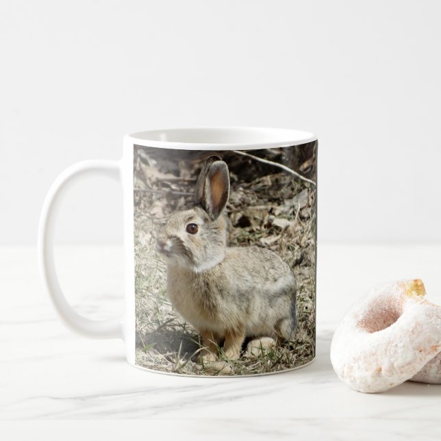 Kaninchen des Waldkaninchen-R24 Kaffeetasse (Mit Donut)