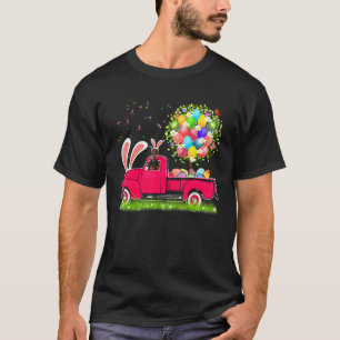 Kaninchen Dobermann Frohe Ostern Eier Baum T-Shirt