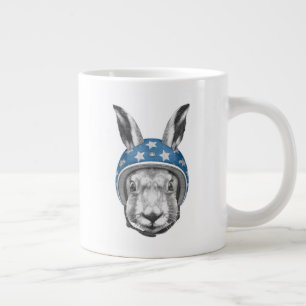 Kaninchen Draufgänger Jumbo-Tasse