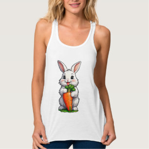 Kaninchen Eating Carrot Tank Top