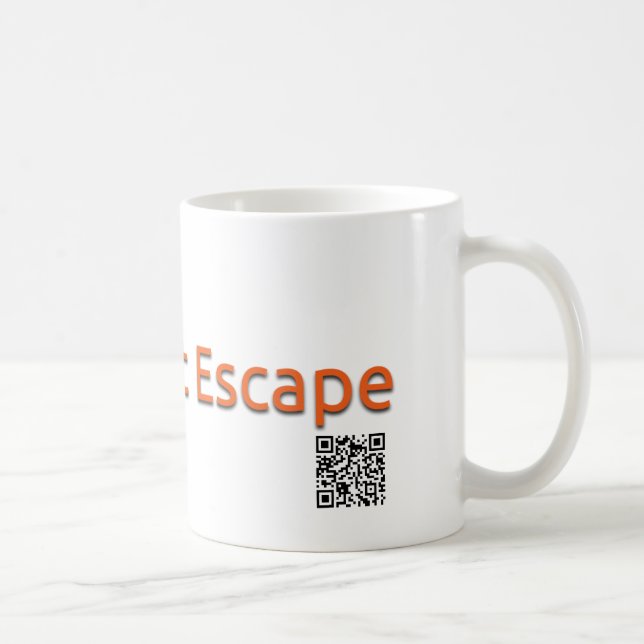 Kaninchen-Entweichen-Tasse (weiß) Kaffeetasse (Rechts)