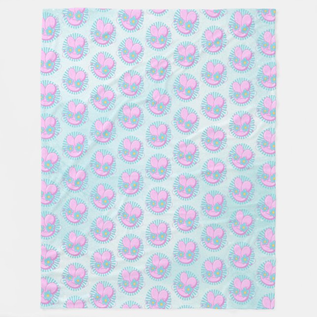 Kaninchen Fleecedecke (Vorderseite)