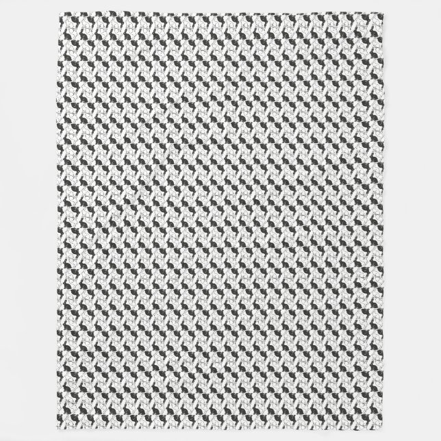 Kaninchen Fleecedecke (Vorderseite)