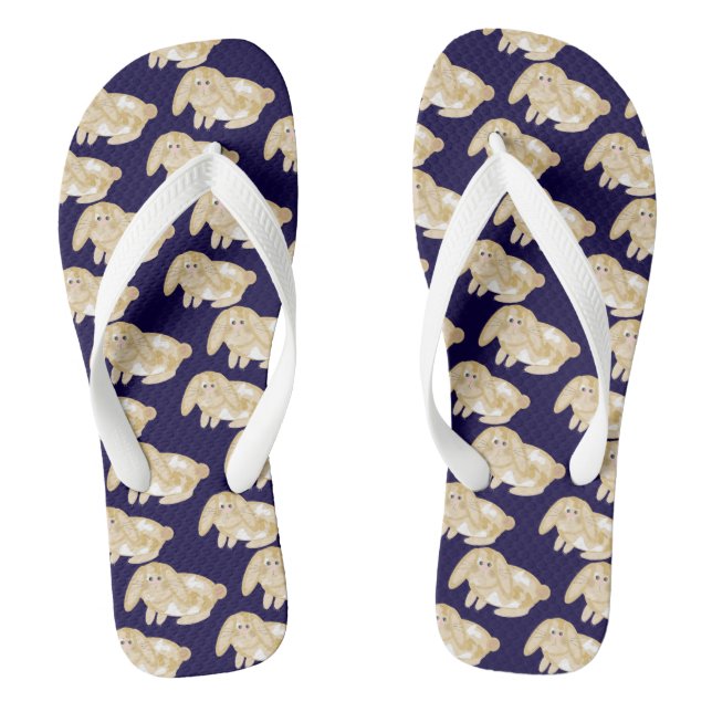 Kaninchen Flip Flops (Fußbett)