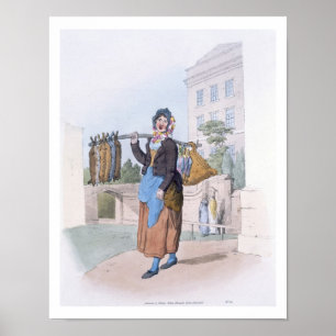 Kaninchen-Frau, "vom Kostüm von Großbritannien", Poster