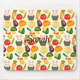 Kaninchen Gemüsesorten Bauer Mousepad