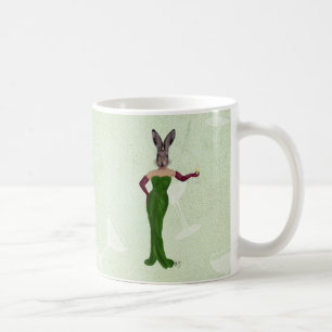 Kaninchen-Grün-Kleid 3 Tasse