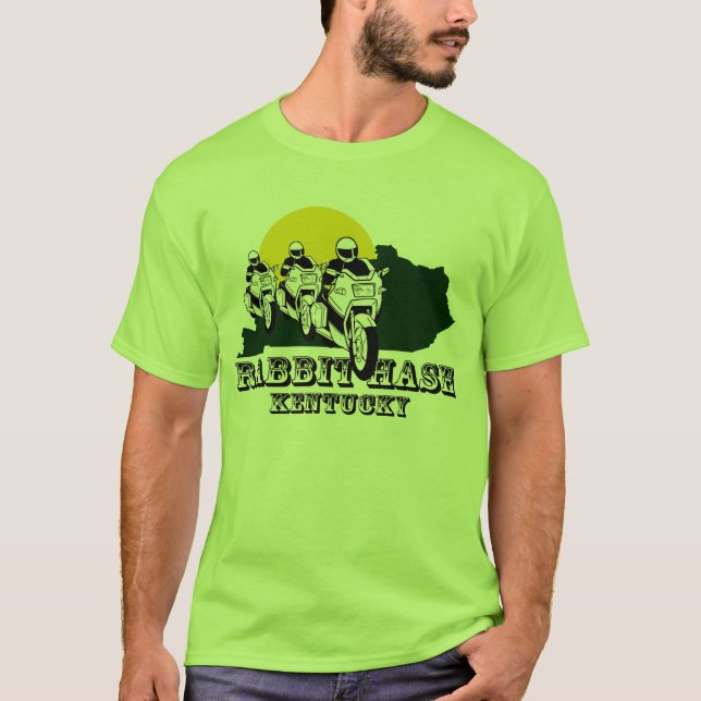 Kaninchen-Hasch-FahrT - Shirt (Vorderseite)