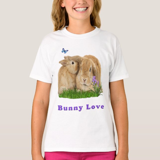 Kaninchen Häschen T-Shirt (Vorderseite)