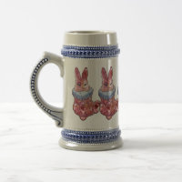 Kaninchen Hase namens Ladybug Tasse