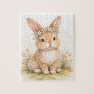 Kaninchen Hase Ostern Tier Wildtiere Niedlich Puzzle