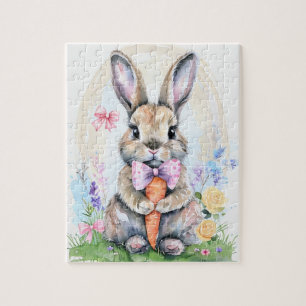 Kaninchen Hase Ostern Tier Wildtiere Niedlich Puzzle