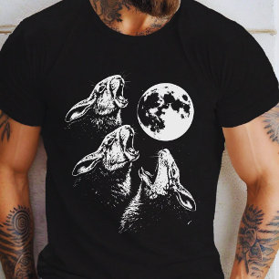 Kaninchen heulen zum Mond T-Shirt